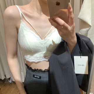 Cozy 仙!超美蕾絲輕薄固定杯bratop小可愛 女裝上衣