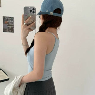 Cozy 辣🔥懶人穿搭工字美背固定杯bratop 小可愛 女裝上衣