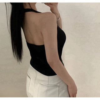 Cozy 性感純慾掛脖棉質bratop小可愛 女裝上衣