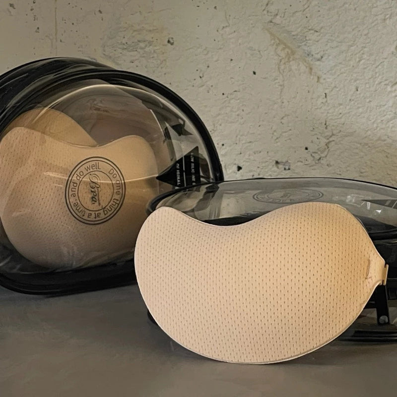 Cozy布面膠感隱形胸貼一扣集中爆乳 胸貼 婚紗 防走光