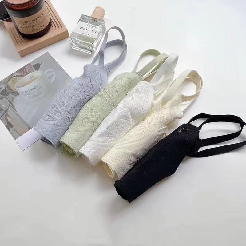 Cozy簡直不要太舒服❤️唯美蕾絲兔耳杯微集中無鋼圈內衣