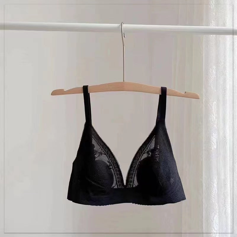 Cozy簡直不要太舒服❤️唯美蕾絲兔耳杯微集中無鋼圈內衣