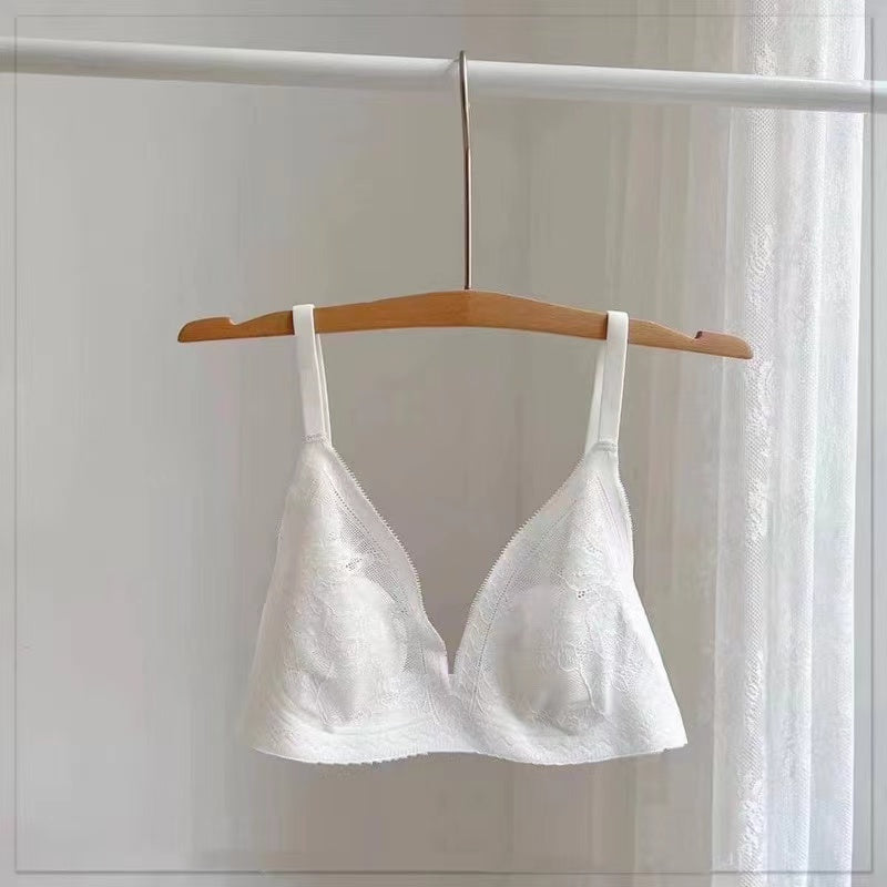 Cozy簡直不要太舒服❤️唯美蕾絲兔耳杯微集中無鋼圈內衣