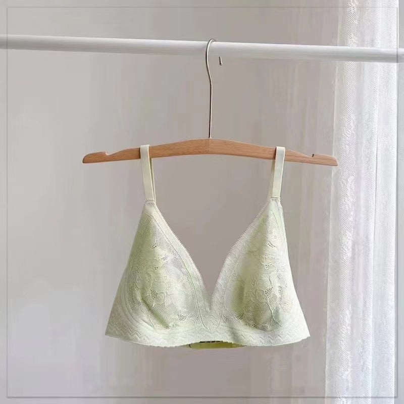 Cozy簡直不要太舒服❤️唯美蕾絲兔耳杯微集中無鋼圈內衣