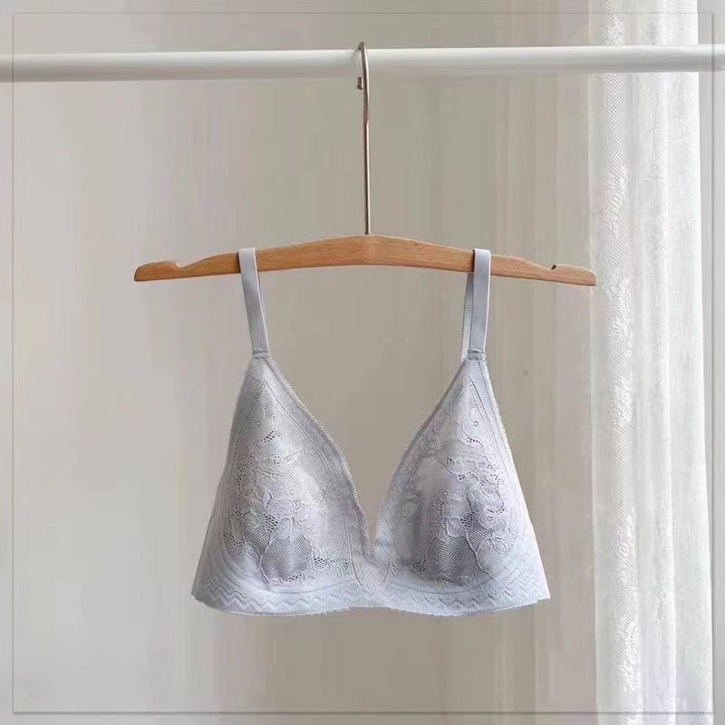 Cozy簡直不要太舒服❤️唯美蕾絲兔耳杯微集中無鋼圈內衣