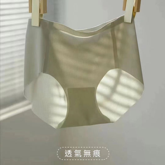 Cozy無痕冰絲裸感透氣彈性中腰內褲