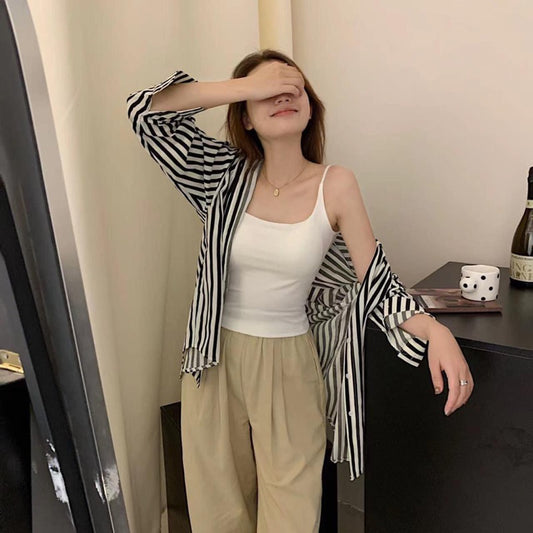 Cozy真舒服😌細肩莫代爾棉 固定杯中長版bratop