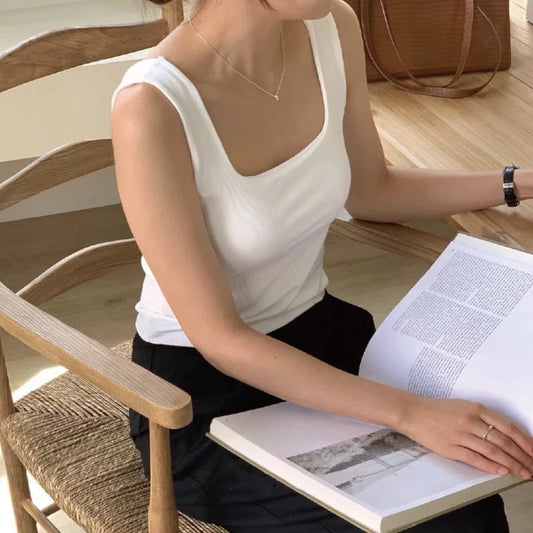 Cozy超彈!副乳bye寬肩彈力固定杯中長版bratop