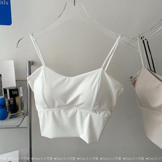 Cozy透心涼冰絲細肩固定乳膠杯bratop小可愛