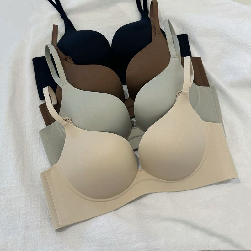 Cozy小胸集中無痕裸感交叉美背bra內衣