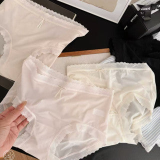Cozy 小版冰絲涼感蕾絲包臀中腰面膜褲