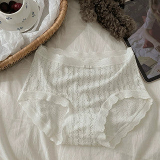 Cozy 清甜碎花棉質透氣抗菌中腰內褲