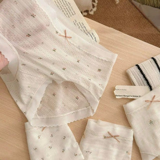 Cozy 甜甜的超薄冰涼冰絲透氣中腰內褲