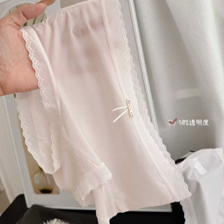 Cozy 小版冰絲涼感蕾絲包臀中腰面膜褲