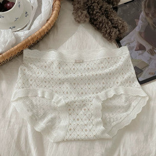 Cozy 清甜碎花棉質透氣抗菌中腰內褲