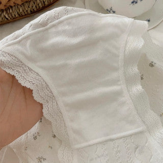 Cozy 清甜碎花棉質透氣抗菌中腰內褲