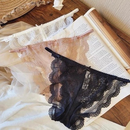 Cozy現貨❤️包色款 歐美性感細帶蕾絲透氣內褲