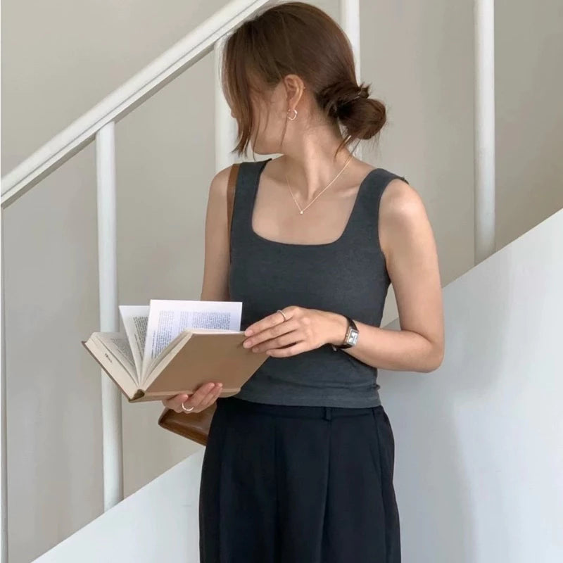 Cozy超彈！副乳bye寬肩彈力固定杯中長版bratop