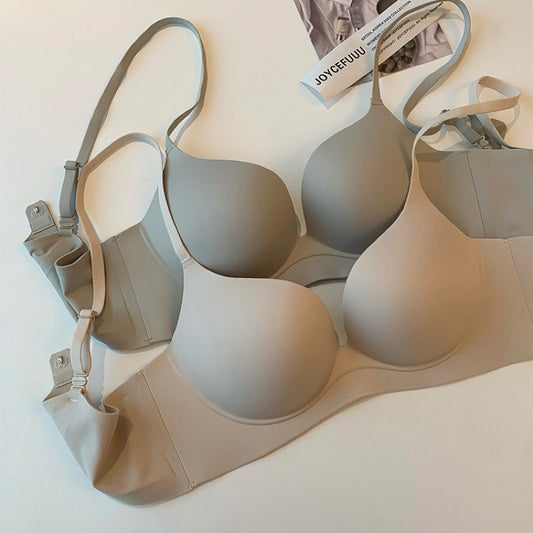 Cozy小胸集中無痕裸感交叉美背bra內衣