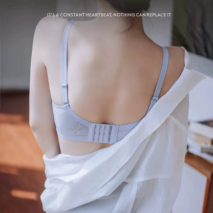 Cozy 小胸必入！性感純慾蕾絲集中深V無鋼圈內衣套裝 小胸集中 顯胸