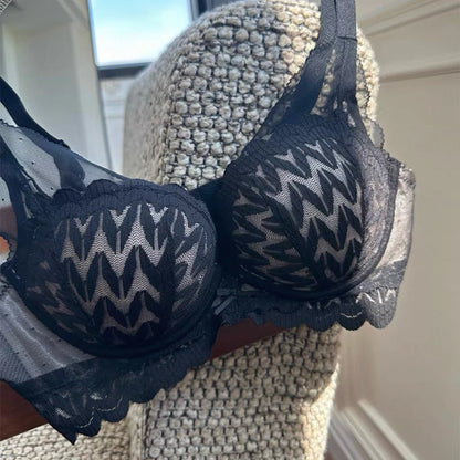 Cozy 無鋼圈內衣 成套內衣【集中包覆】蕾絲 軟支撐 舒適 透氣 內衣褲組 收副乳 小胸聚攏 內衣 女生內衣