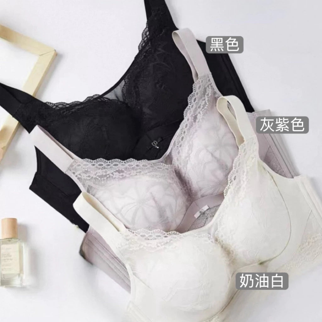Cozy 無鋼圈蕾絲內衣 34-42 中大罩杯推薦 舒適包覆 不壓胸 無鋼圈內衣