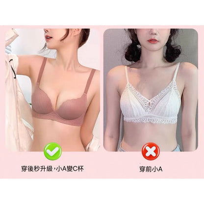 Cozy小胸必備 無痕顯大內衣 加厚饅頭杯 聚攏集中不亂跑