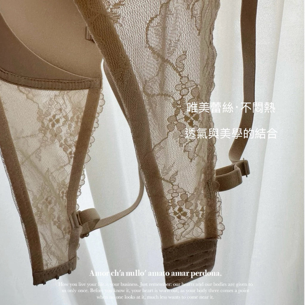 Cozy高顏值！3D圓挺飽滿斜紋無鋼圈內衣 小胸集中 無鋼圈內衣