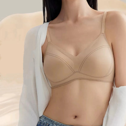 Cozy 深V磨毛集中無痕線條舒適無鋼圈內衣 小胸集中 女裝上衣