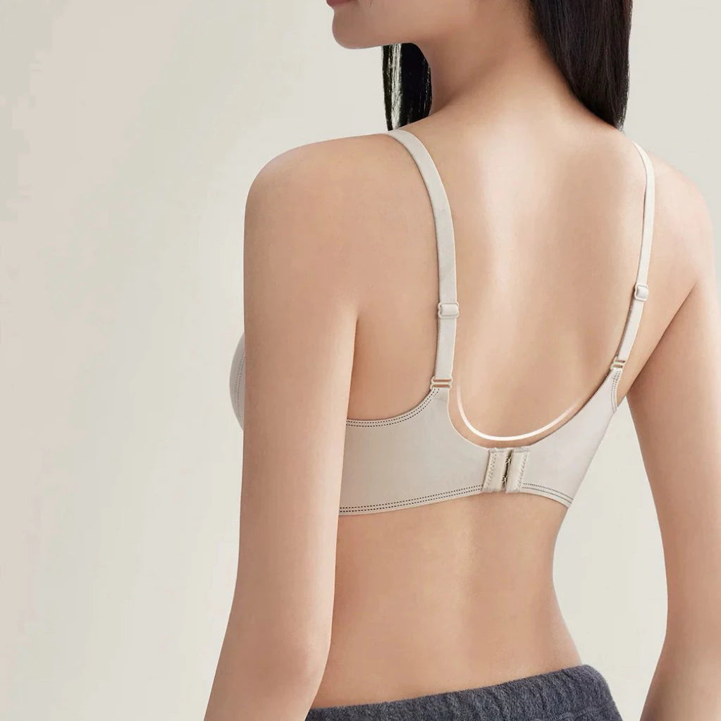 Cozy 深V磨毛集中無痕線條舒適無鋼圈內衣 小胸集中 女裝上衣