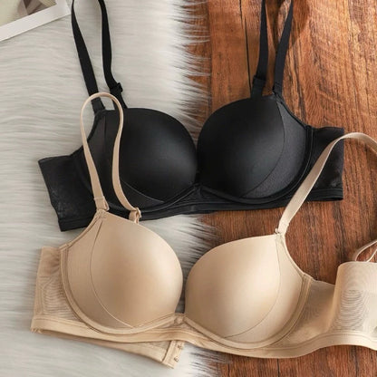 Cozy W型機能車線內衣 ‧ 集中提托月牙片 | 無鋼圈內衣 穩定不跑位 雙層透氣網紗 舒適內衣