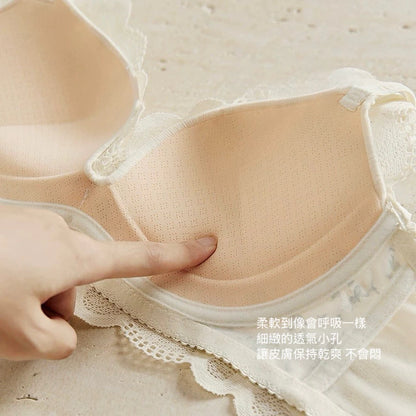 Cozy 小花蕾絲無鋼圈內衣套組 成套內衣