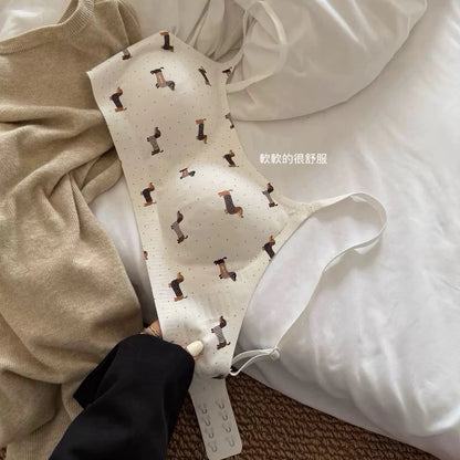 Cozy 超Q無痕舒適臘腸狗無鋼圈內衣 舒適內衣 無鋼圈內衣 女裝上衣