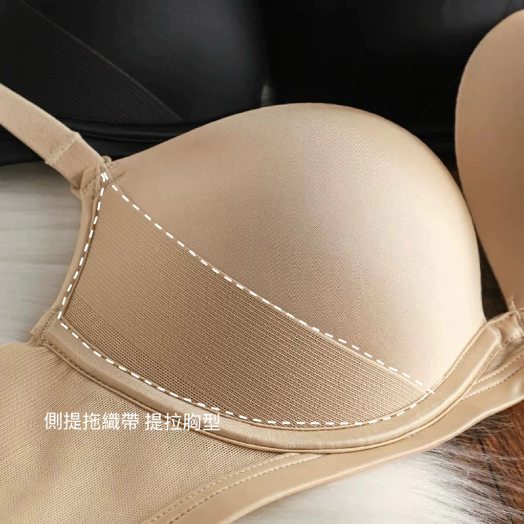 Cozy W型機能車線內衣 ‧ 集中提托月牙片 | 無鋼圈內衣 穩定不跑位 雙層透氣網紗 舒適內衣