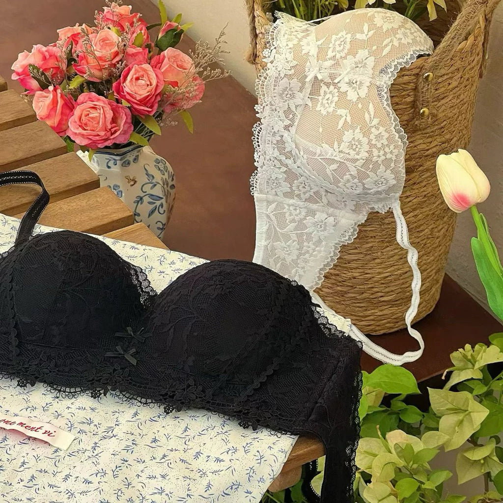 Cozy 聚攏蕾絲 內衣套裝 女 小胸顯大 性感防下垂