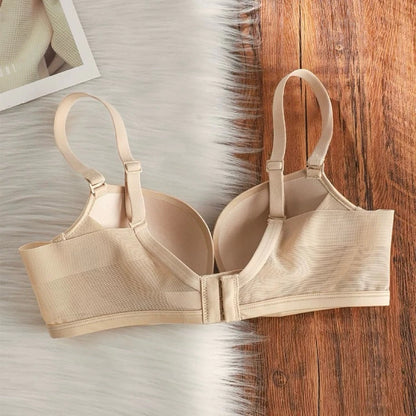 Cozy W型機能車線內衣 ‧ 集中提托月牙片 | 無鋼圈內衣 穩定不跑位 雙層透氣網紗 舒適內衣